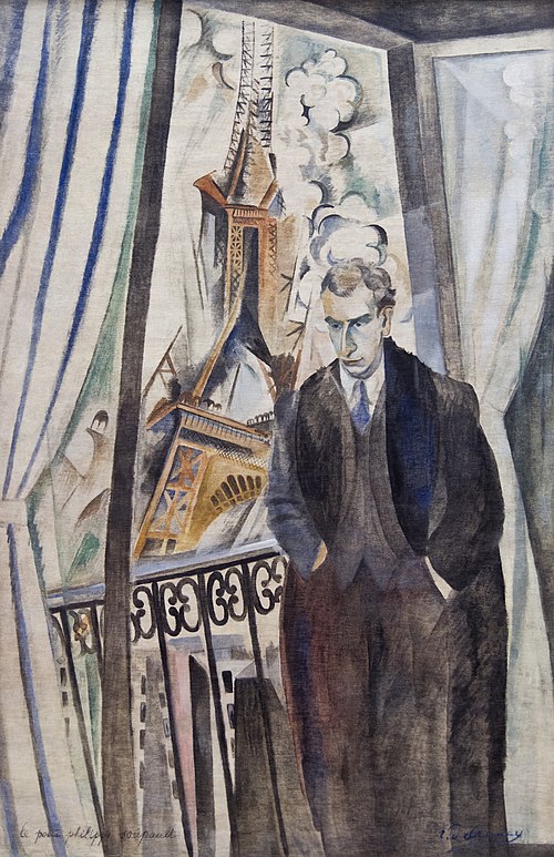 The Poet Philippe Soupault, 1922, Robert Delaunay