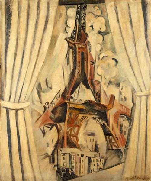 La tour aux rideaux, 1910, Robert Delaunay