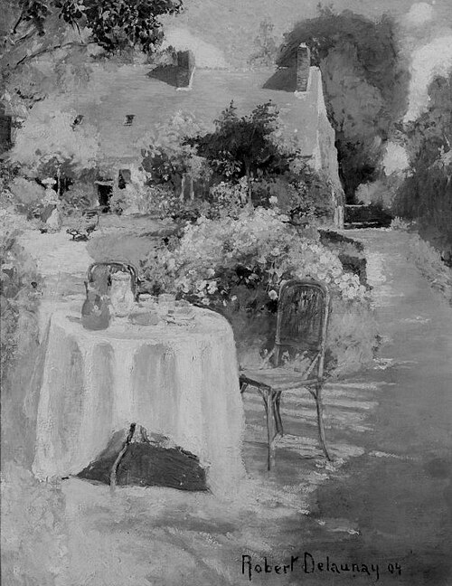 In the Garden, 1904, Robert Delaunay