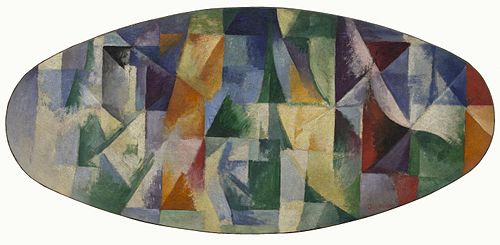 Fenêtres ouvertes simultanément 1re partie 3e motif, 1912, Robert Delaunay