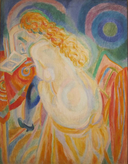 Female Nude Reading, 1915, Robert Delaunay