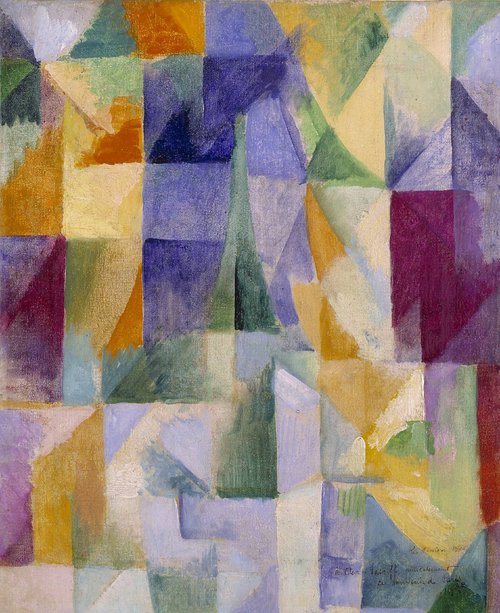 Fenêtres ouvertes simultanément (1re partie, 3e motif), 1912, Robert Delaunay