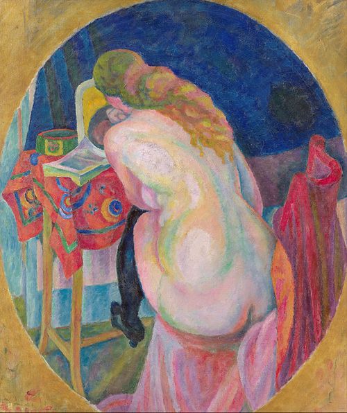 Femme nue lisant, 1915, Robert Delaunay