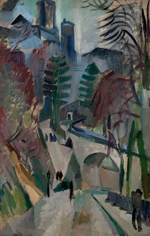 Landscape: Laon, 1912, Robert Delaunay