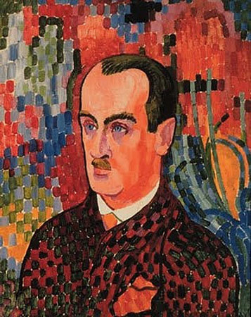 Portrait of Wilhelm Uhde, 1907, Robert Delaunay