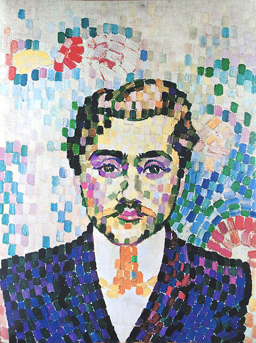 Portrait of Jean Metzinger, 1906, Robert Delaunay