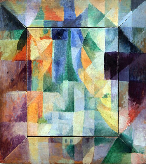 Windows Open Simultaneously (First Part, Second Motif), 1912, Robert Delaunay