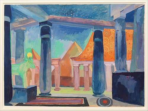 Stage Design for Cleopatra, 1918, Robert Delaunay