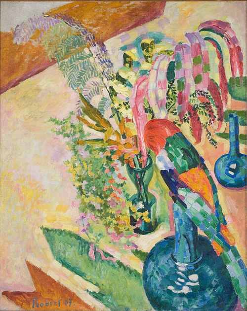 Nature morte au perroquet, 1907, Robert Delaunay