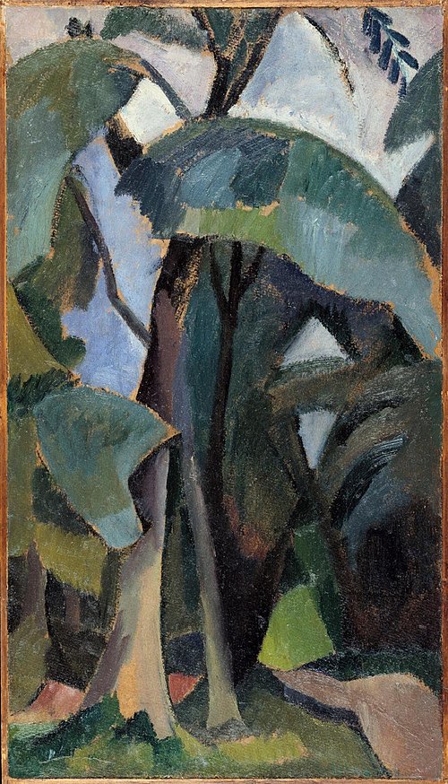 Saint-Cloud, Landscape Study, 1910, Robert Delaunay