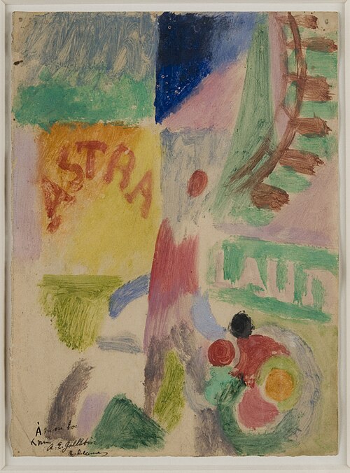 Study for "The Cardiff Team", 1913, Robert Delaunay