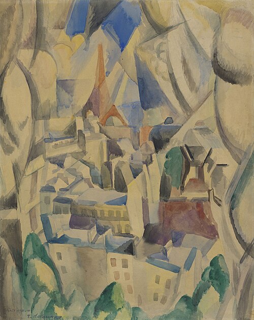 The Eiffel Tower, 1911, Robert Delaunay