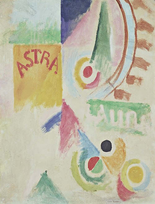 Football. L'Équipe de Cardiff, 1916, Robert Delaunay