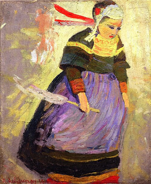 Breton Woman, 1904, Robert Delaunay