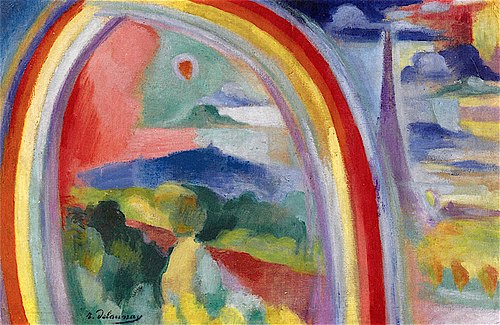 Paris with Rainbow, 1914, Robert Delaunay