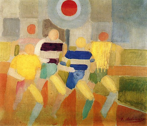 Runners, 1920, Robert Delaunay