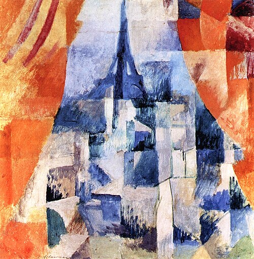 Window with Orange Curtains, 1912, Robert Delaunay