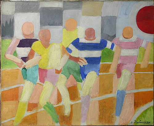Runners, 1924, Robert Delaunay