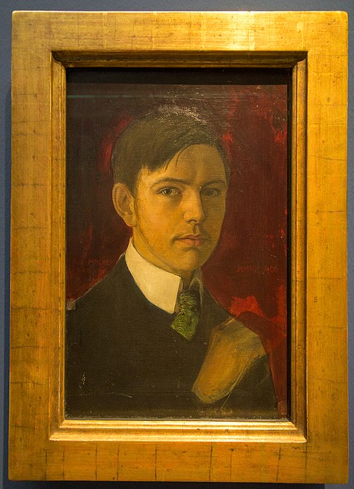 Self Portrait, 1906, August Macke