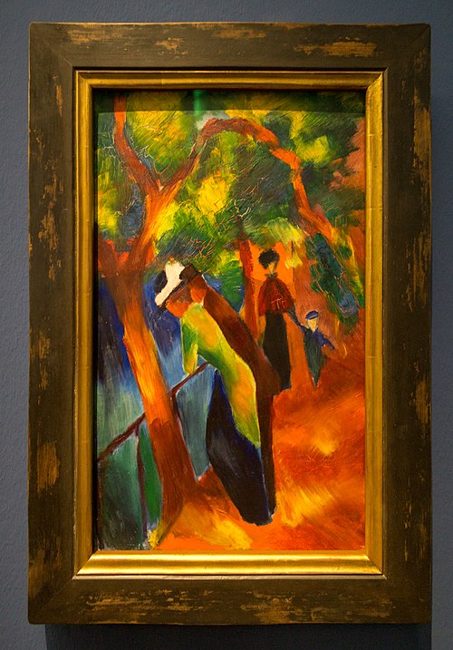 Sunny Path, 1913, August Macke