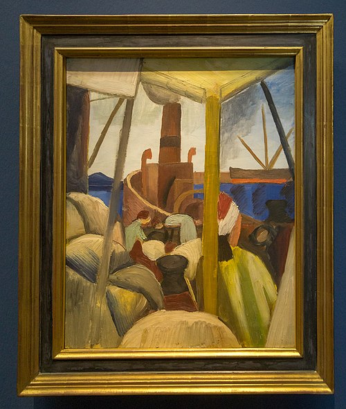 Tunisian Harbour, 1914, August Macke