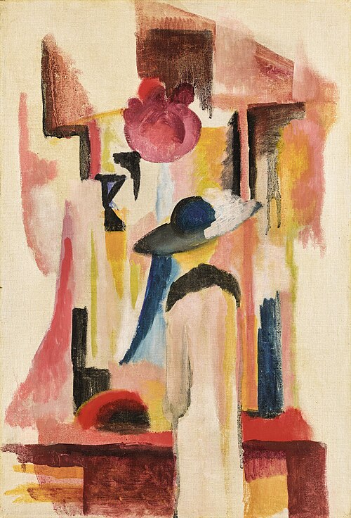 Study For Bright Shop Window, , August Macke
