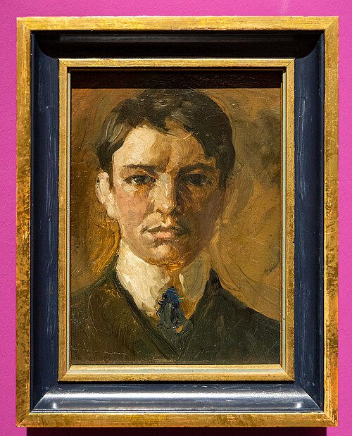 Self-portrait, 1907, 1907, August Macke
