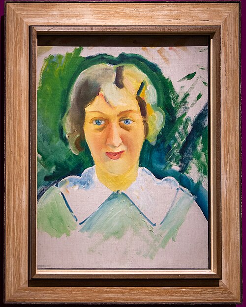 Porträtstudie Lucia Kiel, 1913, August Macke