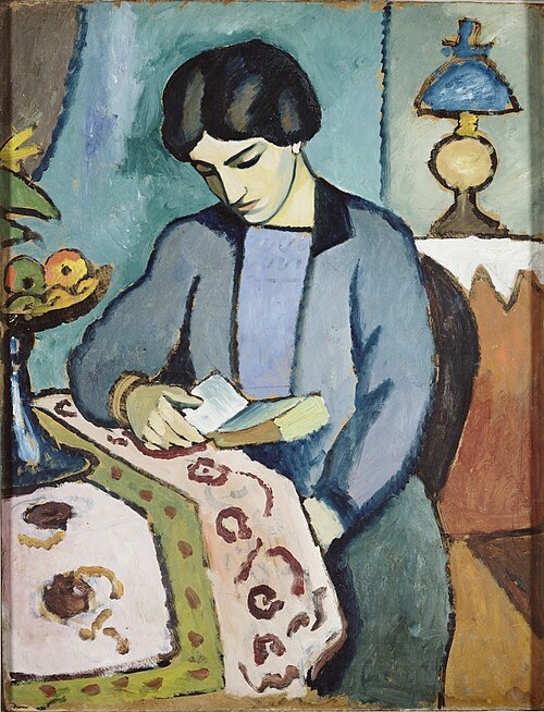 The Artist’s Wife, 1912, August Macke