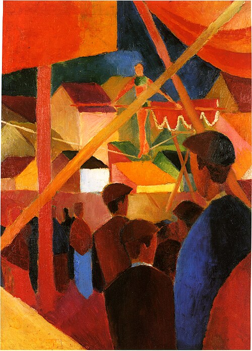Seiltänzer, 1914, August Macke