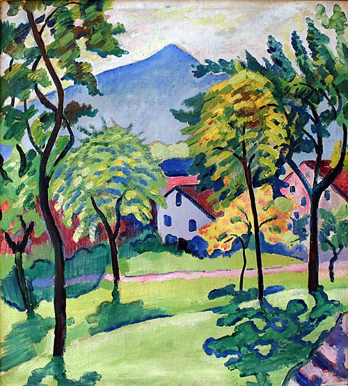 Tegernsee Landscape, 1910, August Macke