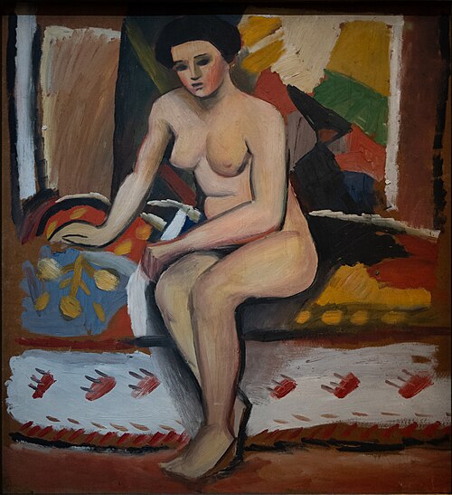 Nude, 1913, August Macke