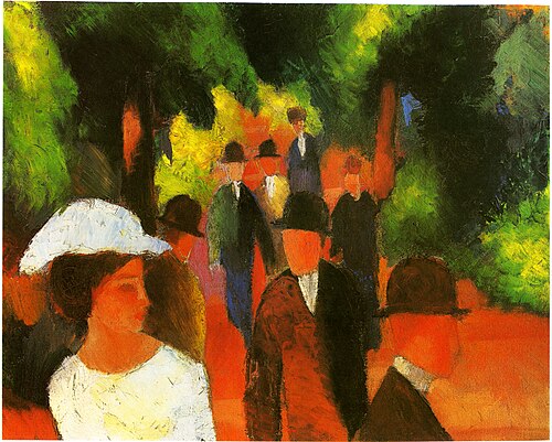 Promenade, 1914, August Macke
