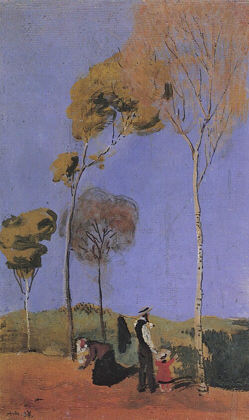 Stroller, 1907, August Macke