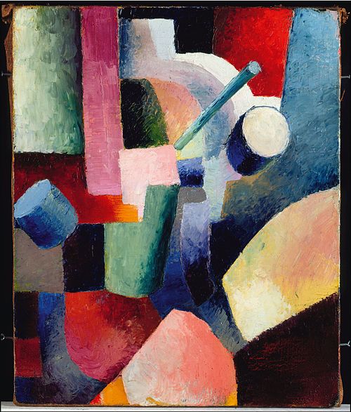 Colored Composition of Forms, 1914, August Macke