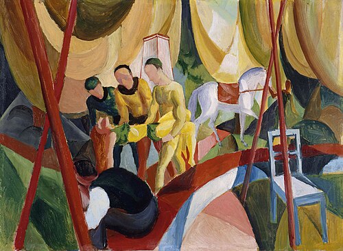 Circus, 1913, August Macke