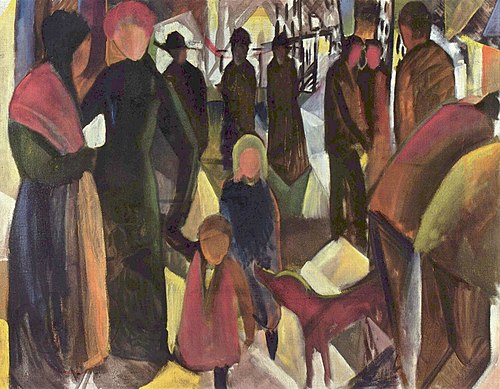 Farewell, 1914, August Macke