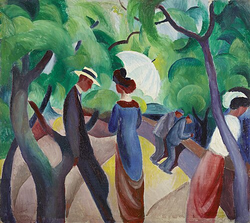 Promenade, 1913, August Macke