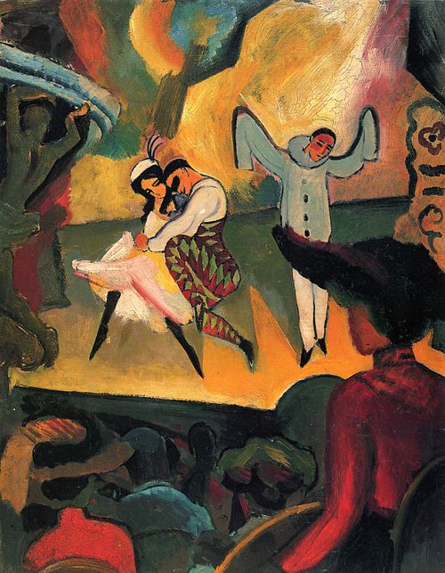 Russian Ballet I, 1912, August Macke