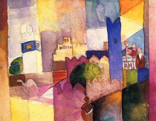 Kairouan (III), 1914, August Macke
