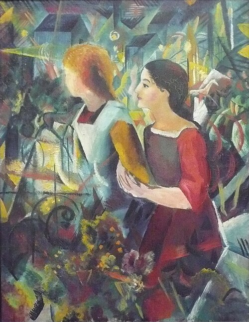 Two Girls, 1913, August Macke