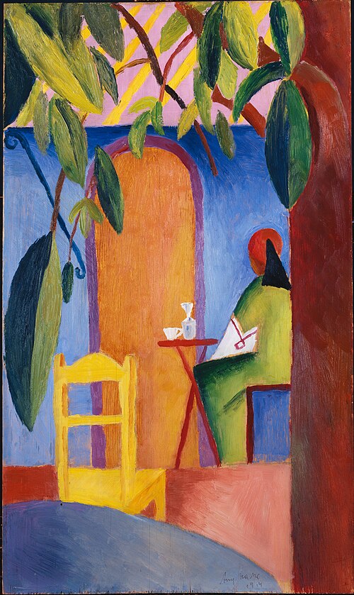 Turkish Café, 1914, August Macke