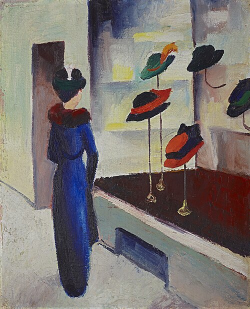 Milliner's Shop, 1913, August Macke