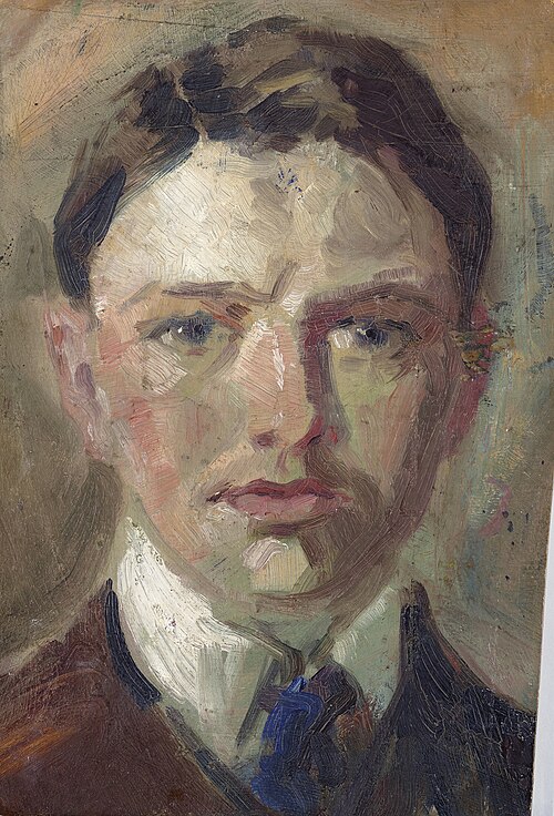 Study for a self-portrait, 1907, August Macke