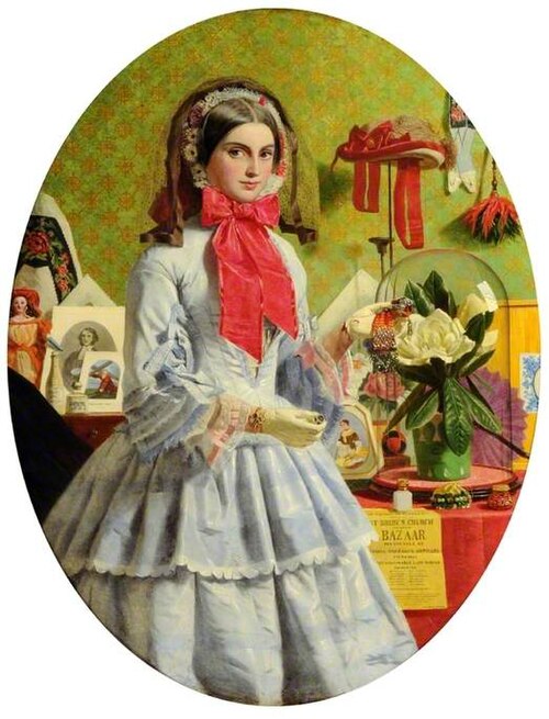 At the Bazaar, 1857, James Collinson