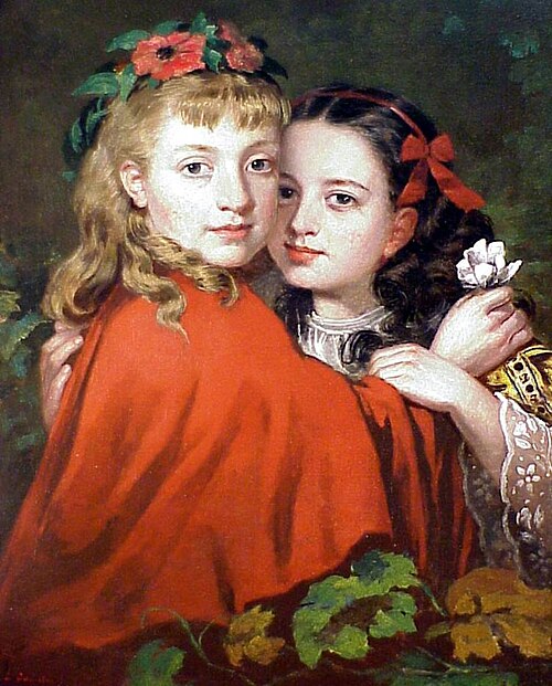 The Sisters (Painting), 1860, James Collinson