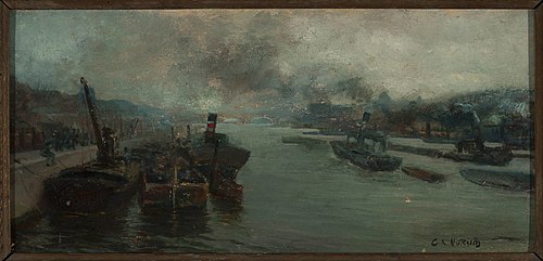 A river port., 1801, Cyprian Norwid
