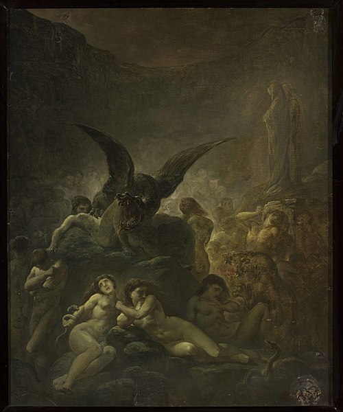 Dante's hell, 1801, Cyprian Norwid