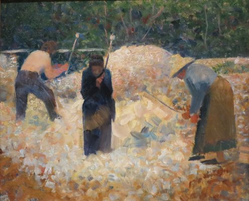 The Stone Breakers, Le Raincy, 1882, Georges Seurat