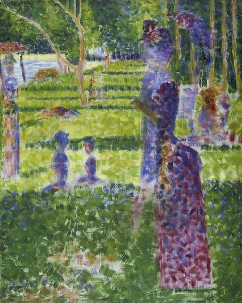 Study for 'A Sunday on the Island of La Grand Jatte': Couple Walking, , Georges Seurat